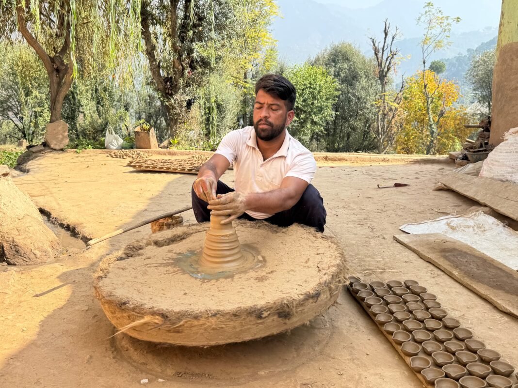 An Old Clay Lamp-Making Tradition in Jammu and Kashmir Is Preserved by a Young Man