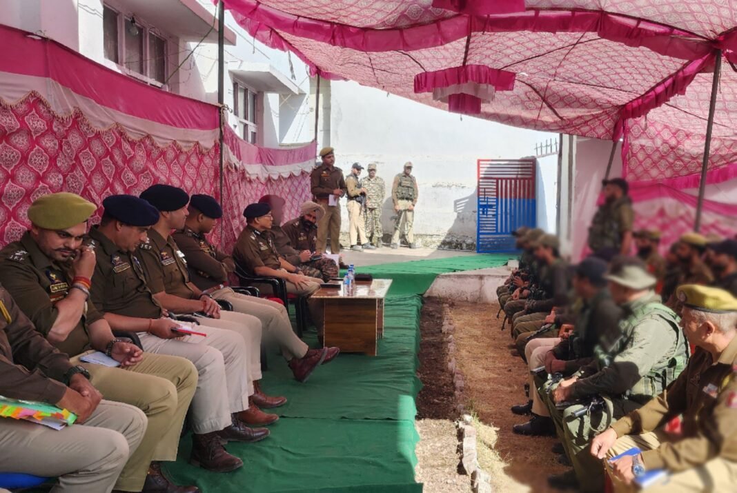 ADGP Jammu Zone conducts operational preparedness review of Basantgarh, Udhampur