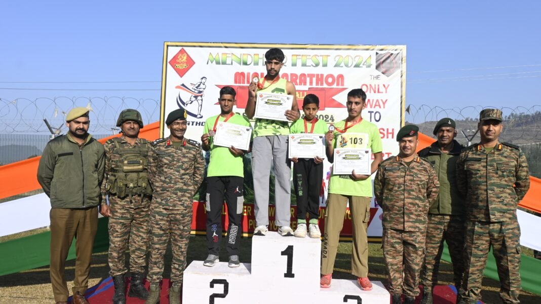 Mini Marathon organised by Bhimber Gali Brigade in Mendhar