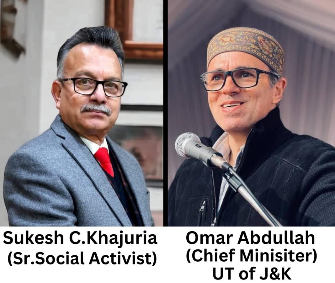 Sukesh C. Khajuria Calls Upon J&K CM to Control Dengue Outbreak in J&K
