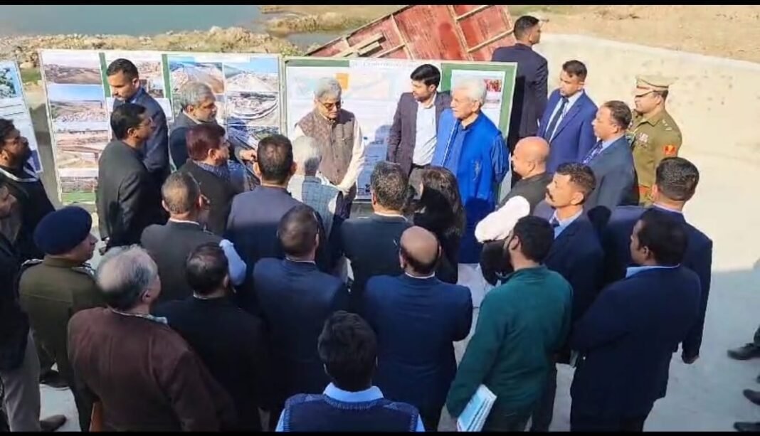 LG Manoj Sinha visits Jammu Tawi River Front site, says project to lure tourists in large numbers