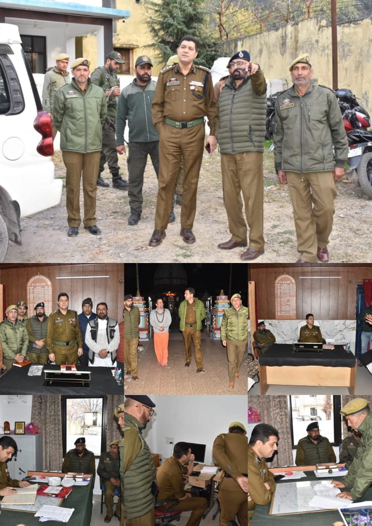 SSP Poonch Reaches Loran and Mandi; Engages with Local Communities