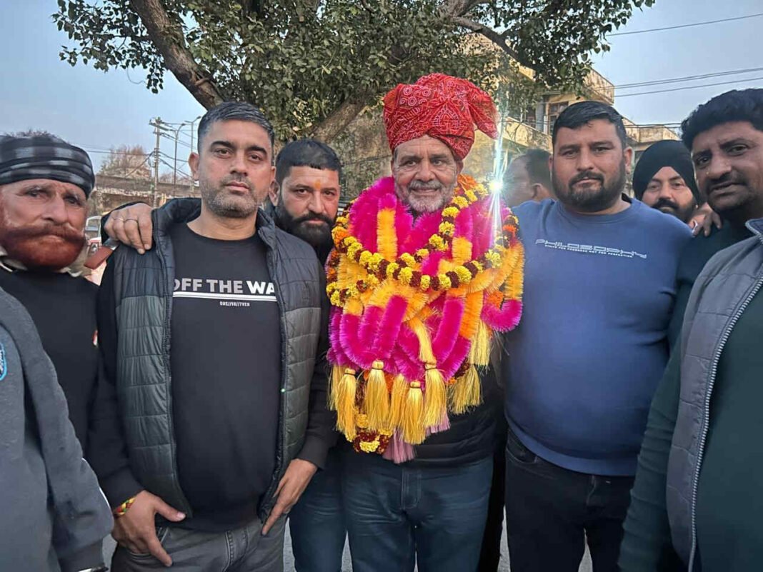 Baldev singh elected as President Jammu-RS Pura Transport Union