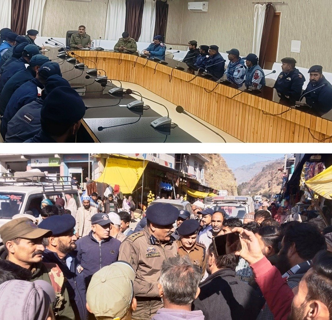 SSP Traffic Rural Jammu reviews traffic regulation scenario in Rajouri, Poonch Districts