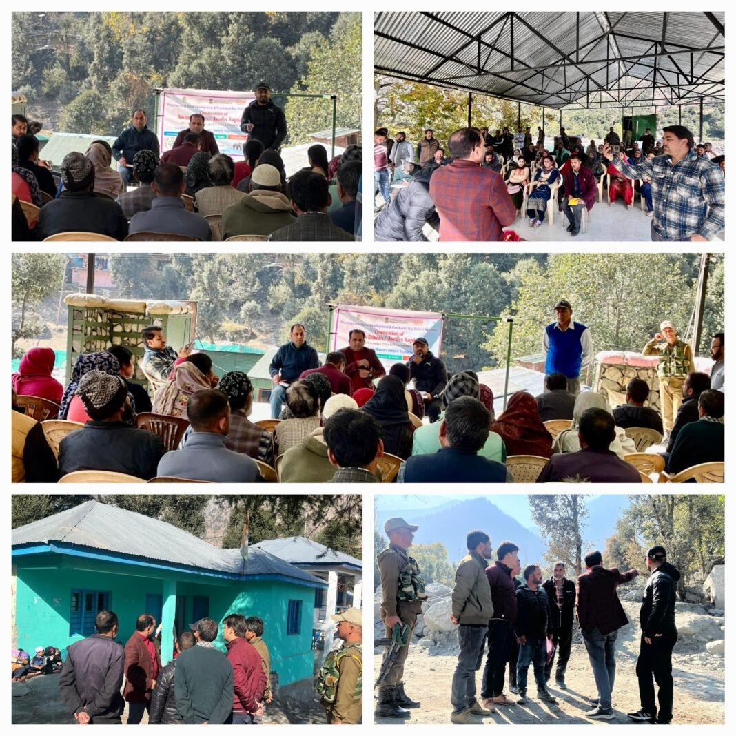 ACD Kishtwar Conducts Awareness and Inspection Visit of Block Padder