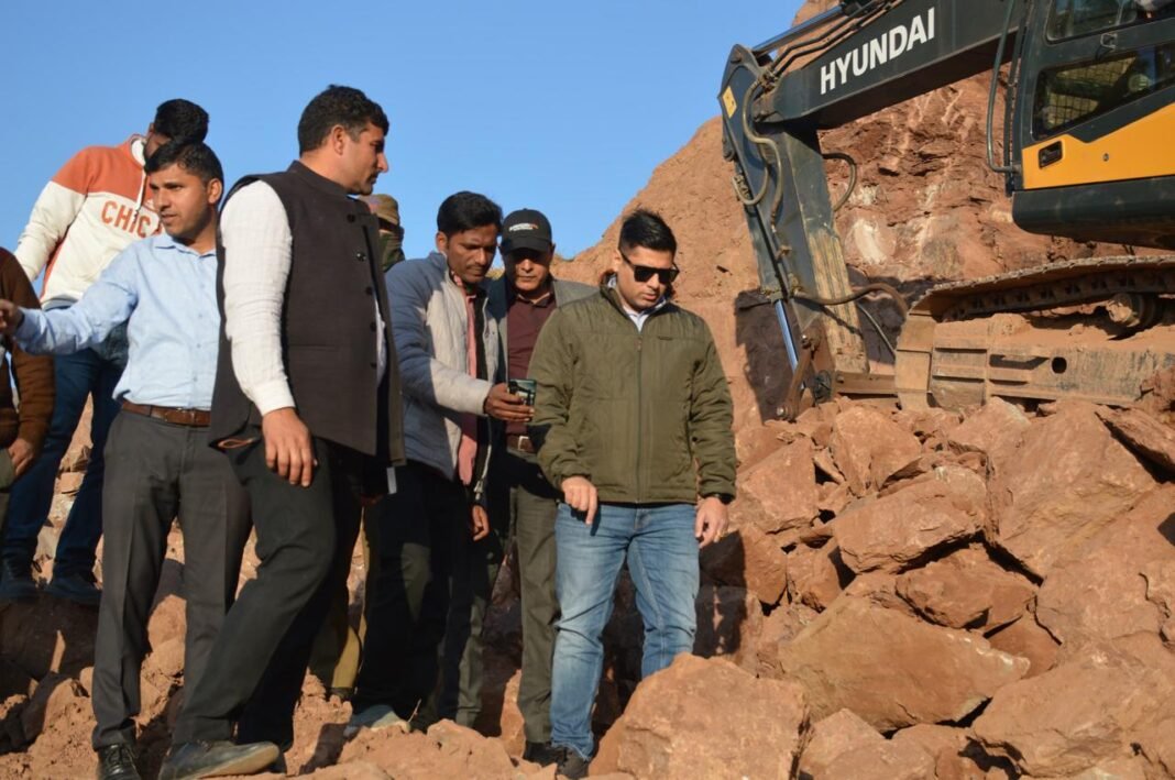 Deputy Commissioner Vikas Kundal Inspects NHI 144 A and Sanjyote-Batadhuria Tunnel Project