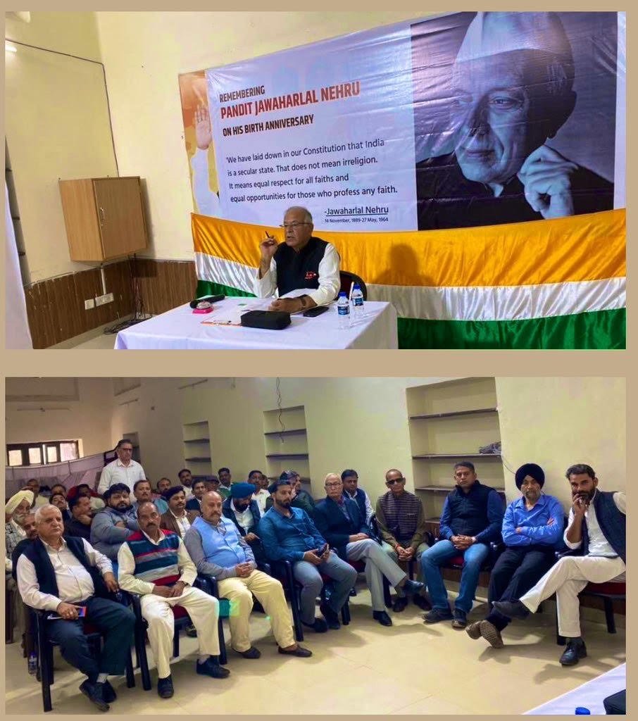 PCC chief holds day long interaction with block Presidents of Jammu region.