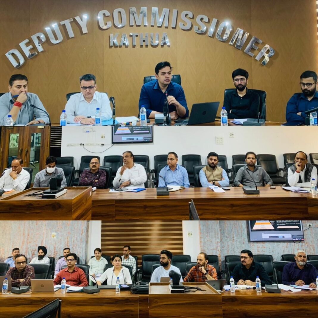 DC Kathua reviews functioning of Revenue Department