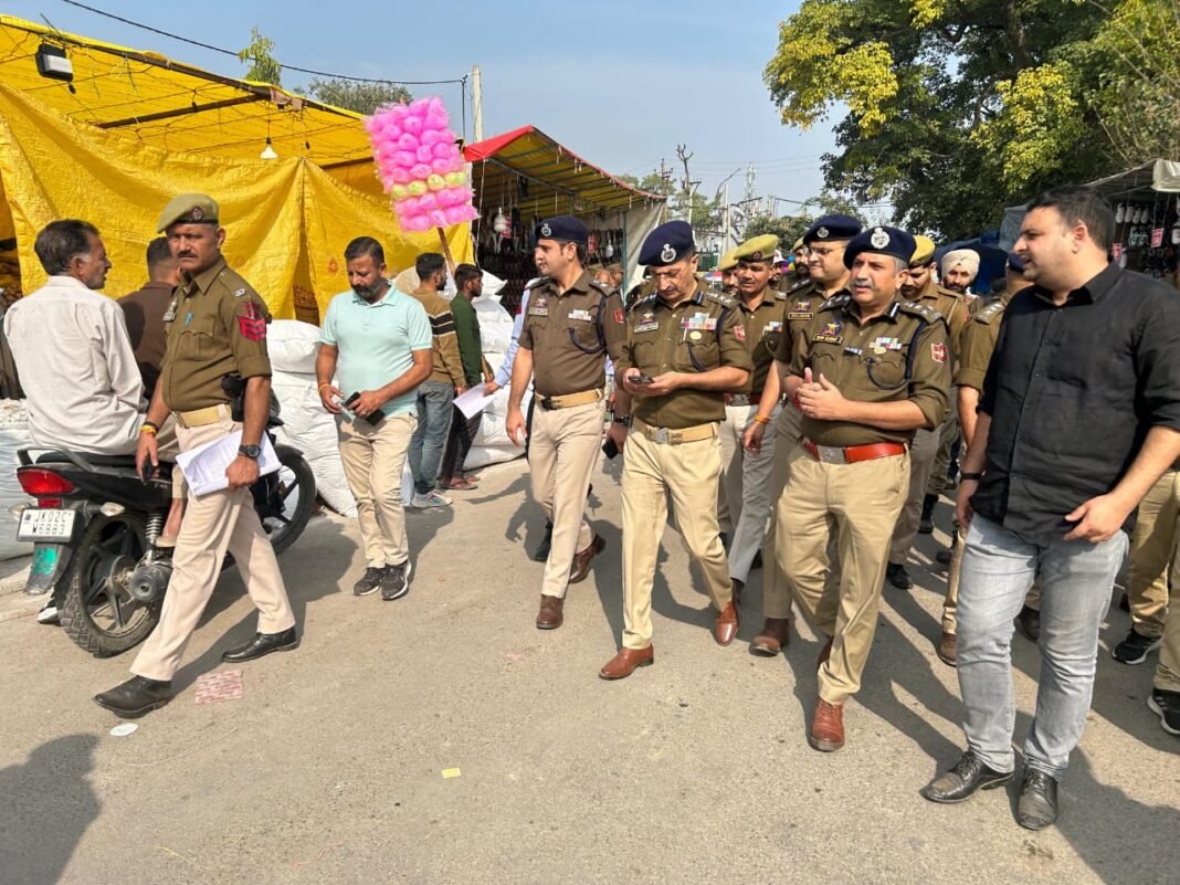 DIG JSK Range, Shiv Kumar Sharma reviews security, traffic at Jhiri