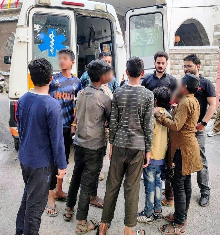 DCPU rescues six street children from Narwal, Bhatindi and Wave Mall in Jammu