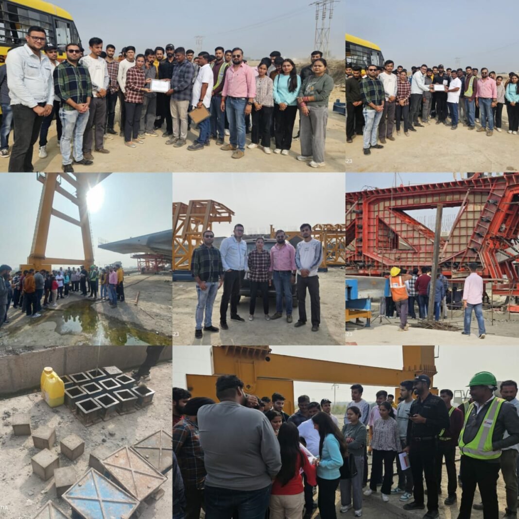 UIET, Kathua Campus (JU) organizes enriching field visit to Megha Engineering Infrastructure Ltd