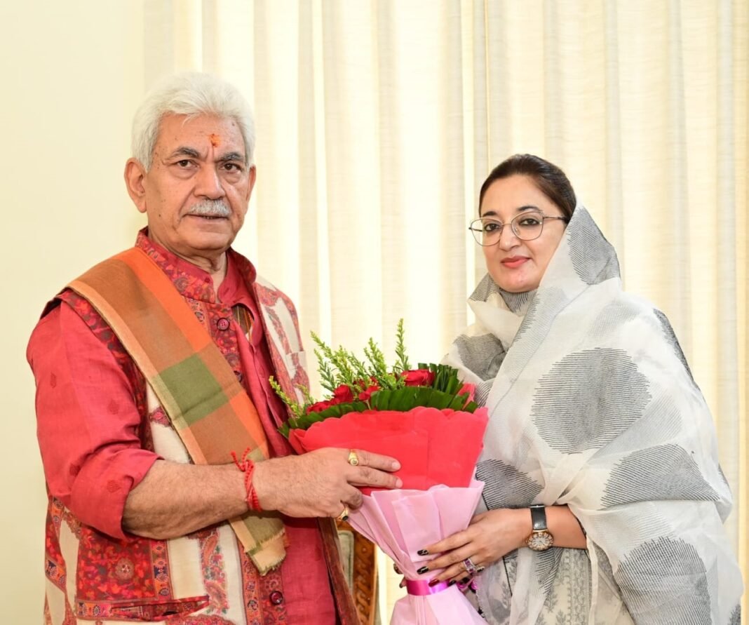 Jagmeet Kour Bali calls on LG Manoj Sinha