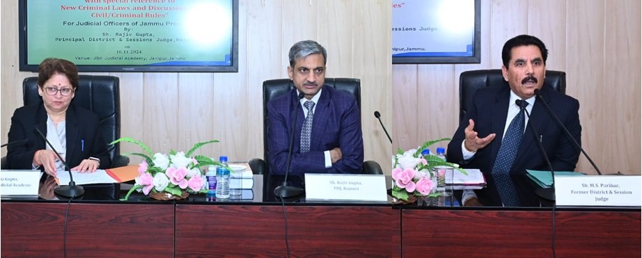 J&K Judicial Academy’s 2 day conference on Criminal Justice concludes