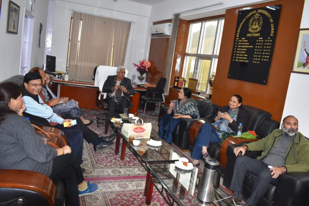 VC JU Reviews Arrangements for Upcoming NAAC Team Visit at Bhaderwah Campus