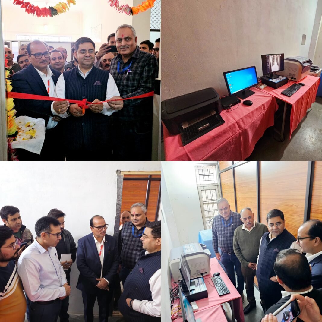 DC Kishtwar Inaugurates Computerized Radiography System for X-Ray at OPD, District Hospital Kishtwar