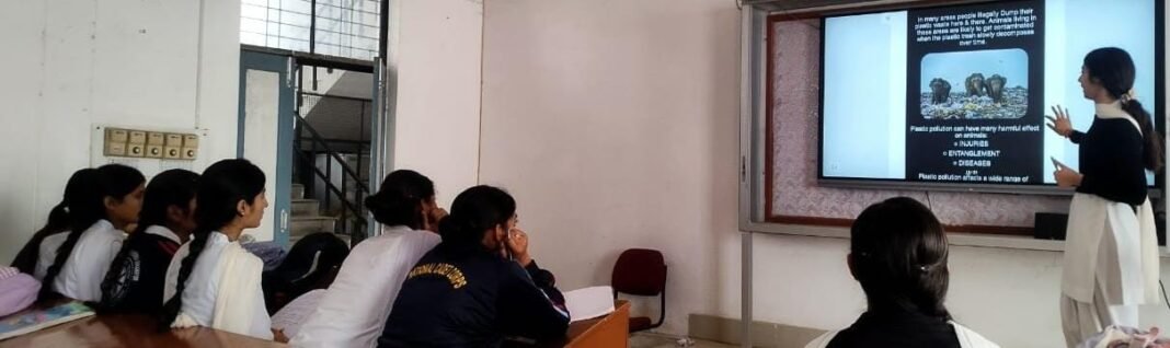 WEEK-LONG LECTURE SERIES ON THE THEME- “ENVIRONMENTAL DEGRADATION AND MANAGEMENT” HELD AT GCW UDHAMPUR