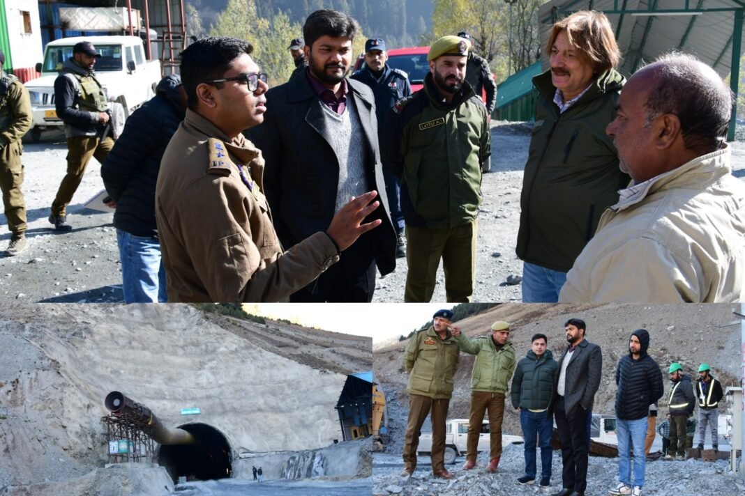 DC, SSP inspect security measures at Z-Morh, Zojila Tunnel Projects