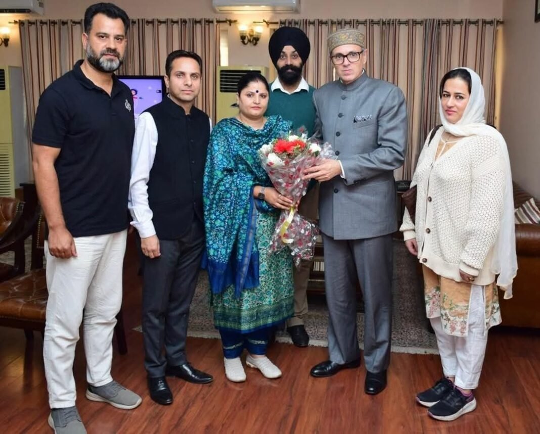 DDC Chairperson Kishtwar Calls on Hon’ble Chief Minister Omar Abdullah