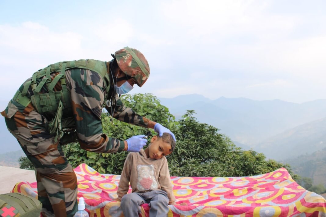 Indian Army Conducts Medical Patrol for Local Resident at Mathiyani, Rajouri