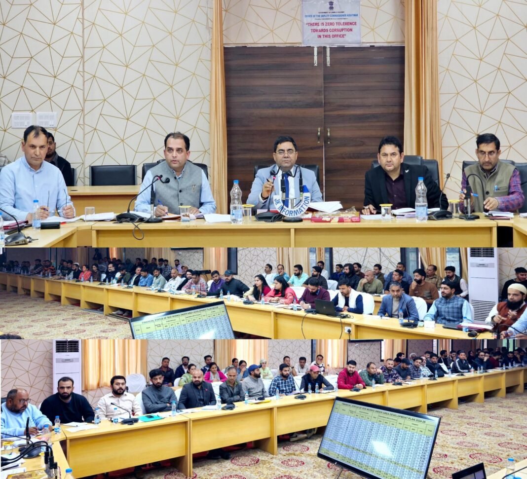 DC Kishtwar Reviews Progress of Key RDD Sector Schemes