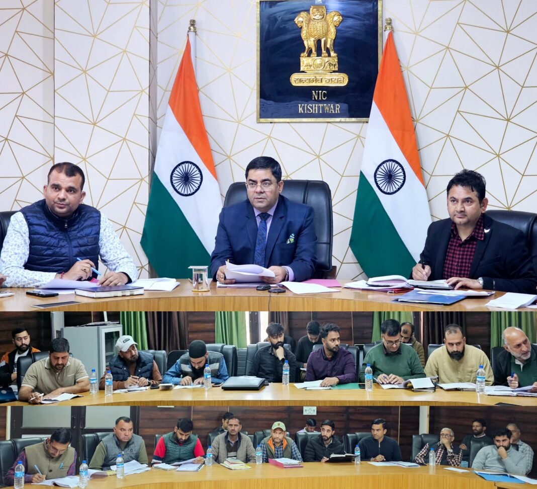 DC Kishtwar Reviews JJM Scheme