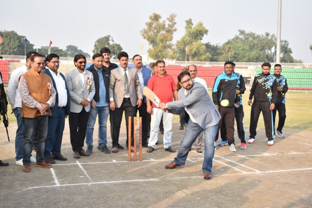 Satish Sharma inaugurates 35th Senior National Tennis Ball Cricket Championship