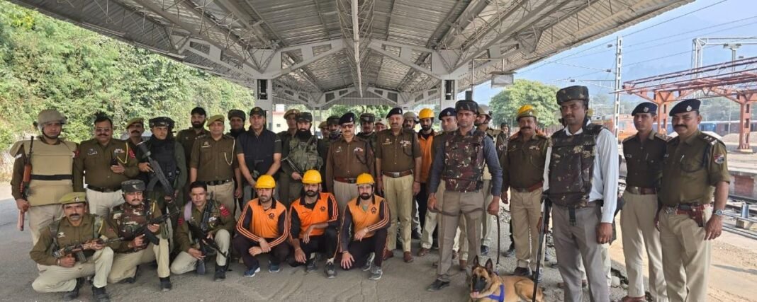 Joint security drill conducted by Udhampur Police at Railway Station Udhampur