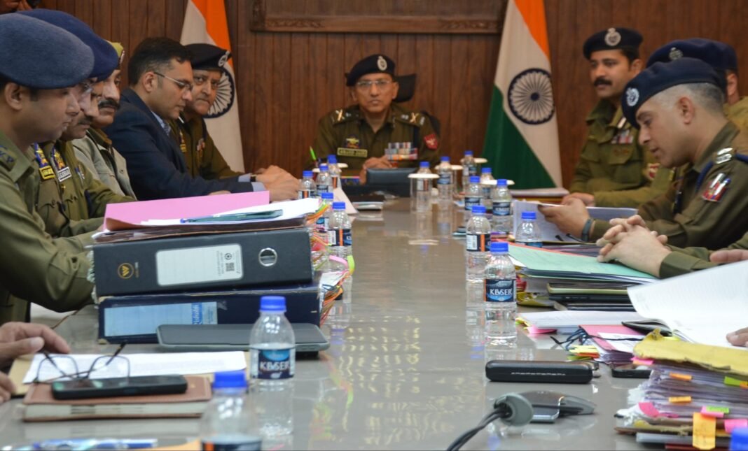 ADGP Jammu zone chairs crime review meeting of Doda, Kishtwar