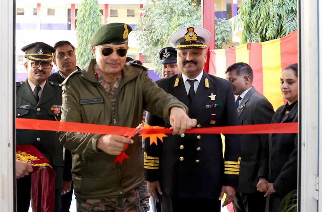 Maj Gen Shailendra inagurated NDA training cell ‘Lakshya’ at Sainik School Nagrota