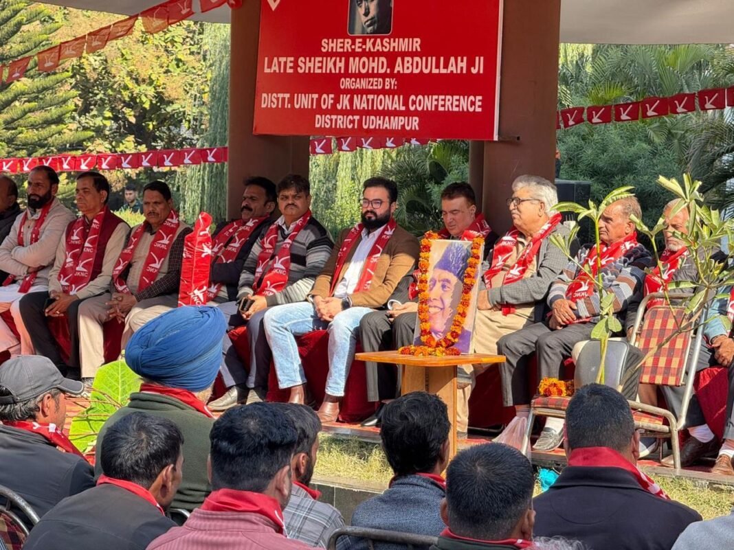 119th Birth Anniversary of Sher-e-Kashmir Sheikh Mohd Abdullah celebrated in Udhampur