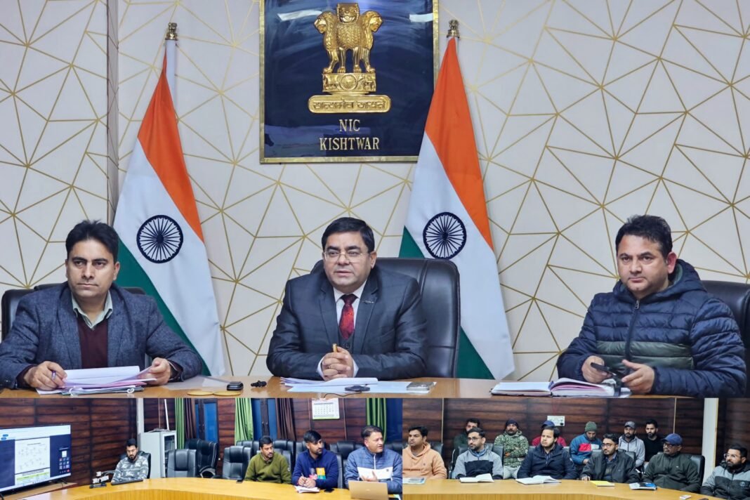 DC Kishtwar Reviews Power Scenario in District