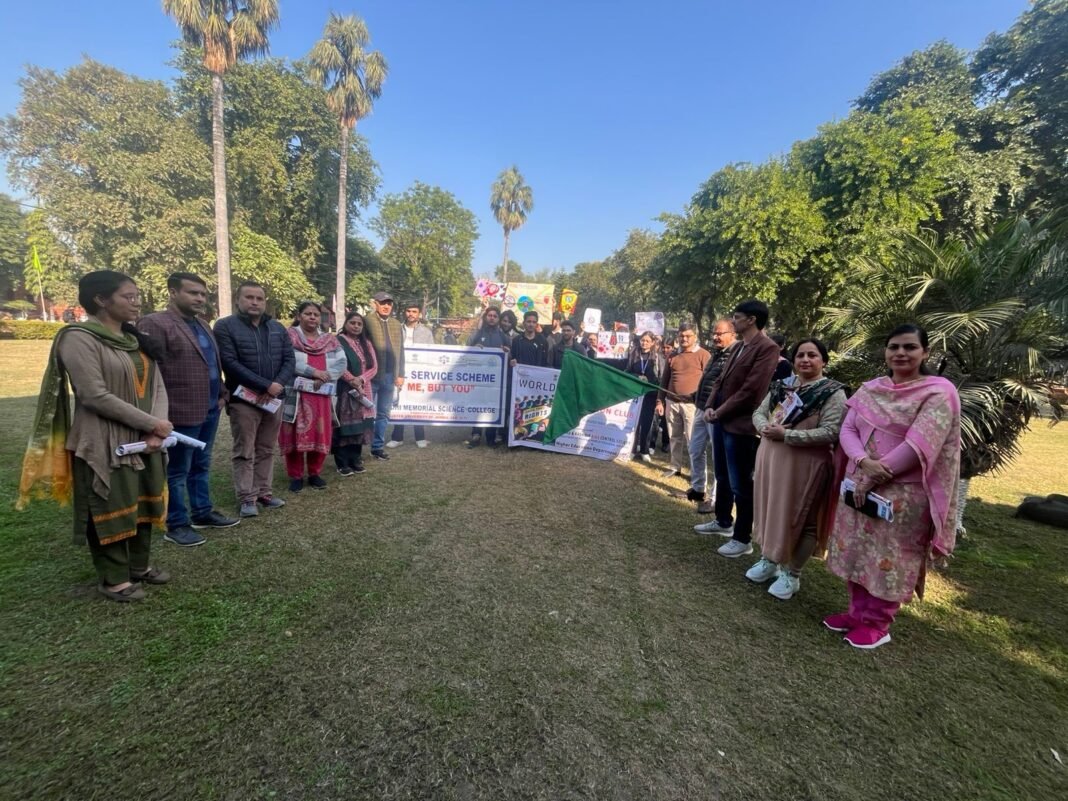 AIDS Awareness Rally by Red Ribbon Club and NSS Units at GGM Science College