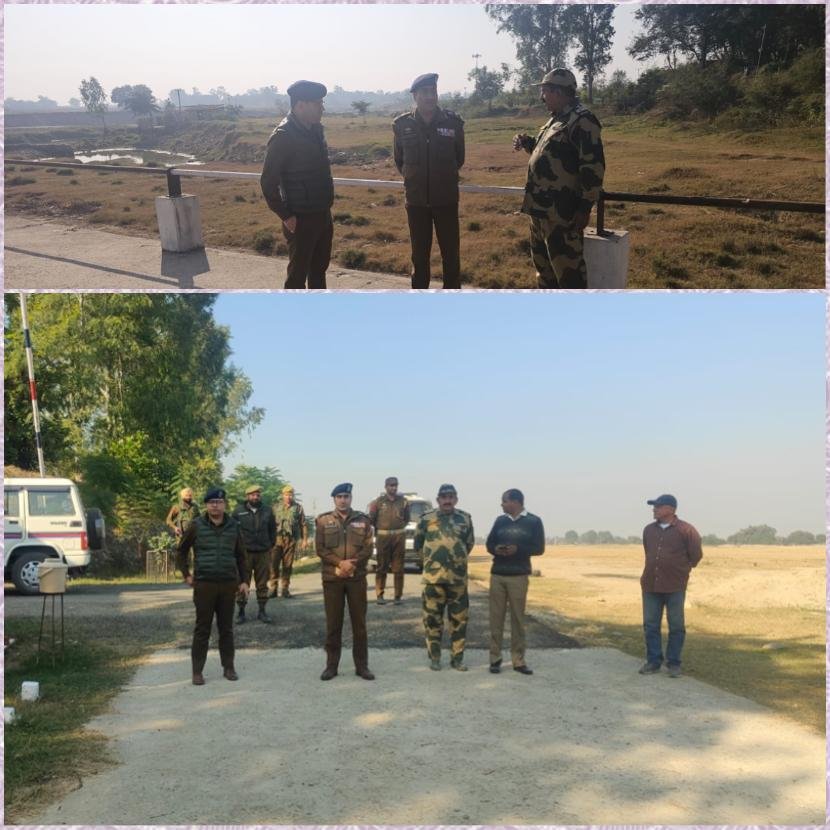 POLICE, BSF CONDUCTS JOINT PATROLLING ALONG INDO-PAK BORDER IN SUB DIVISION R.S.PURA