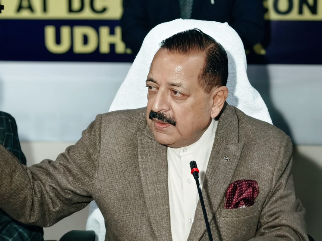 Union Minister Dr Jitendra Singh chairs DISHA meeting to review implementation of Centrally Sponsored Schemes in Udhampur, J&K
