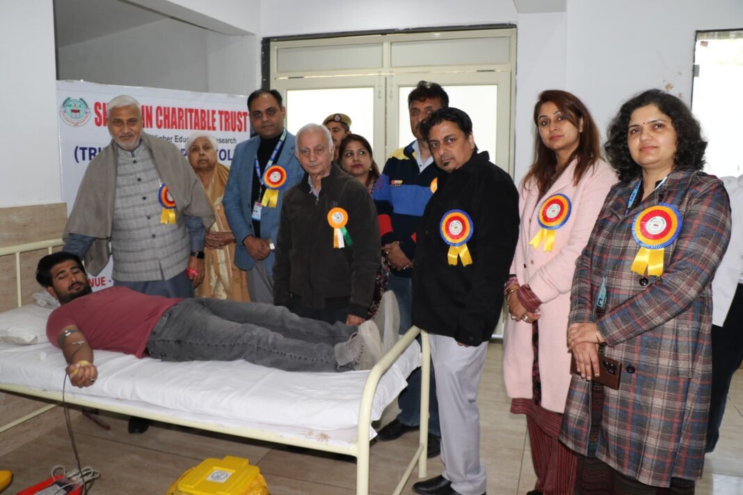 9th Blood Donation Camp in Memory of Founder Chairman Late Dr. Roop Lal Sharma organized