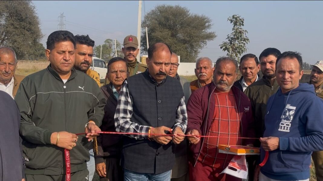 MLA Kick Started Black topping work