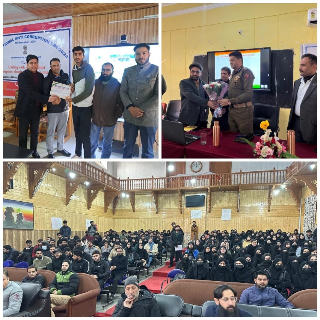 ACB celebrates international Anti Corruption Day across J&K