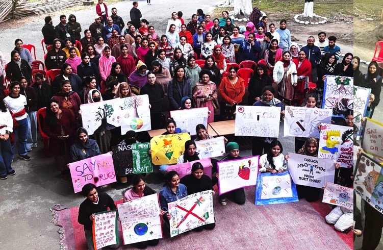 University of Jammu Girls’ Hostels Unite for a Nasha Mukt Bharat