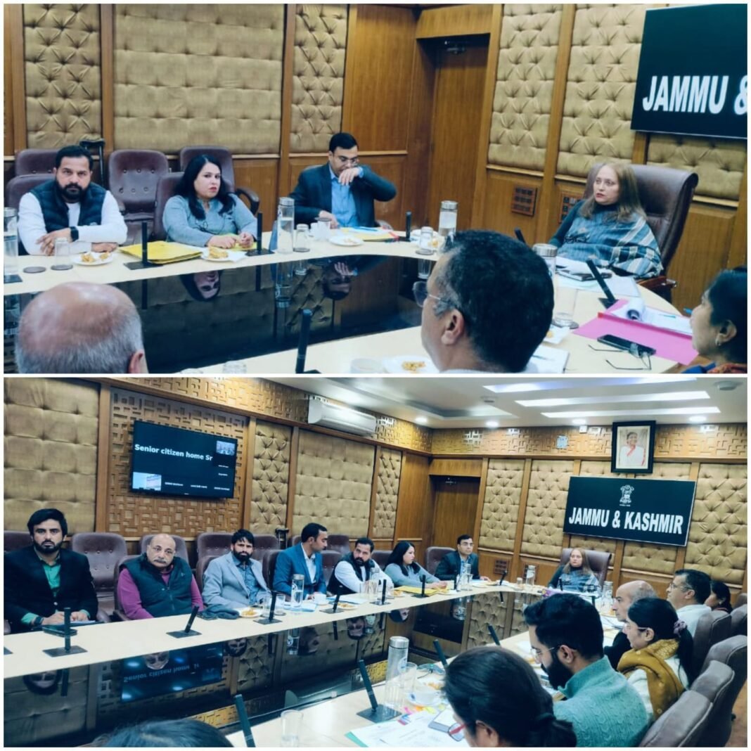 Commissioner Secretary Reviews Implementation of Nirmaya Health Insurance Scheme in J&K