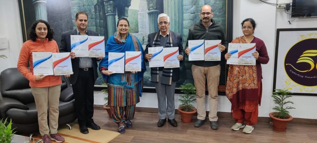 VC JU releases Research Manual-2024