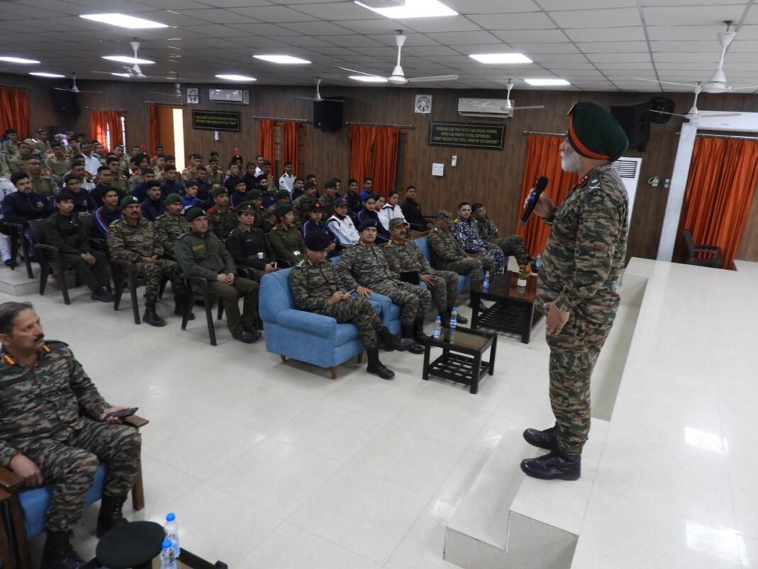 Major General AS Bevli, VSM, ADG JK&L Directorate visits NCC Training Academy, Nagrota