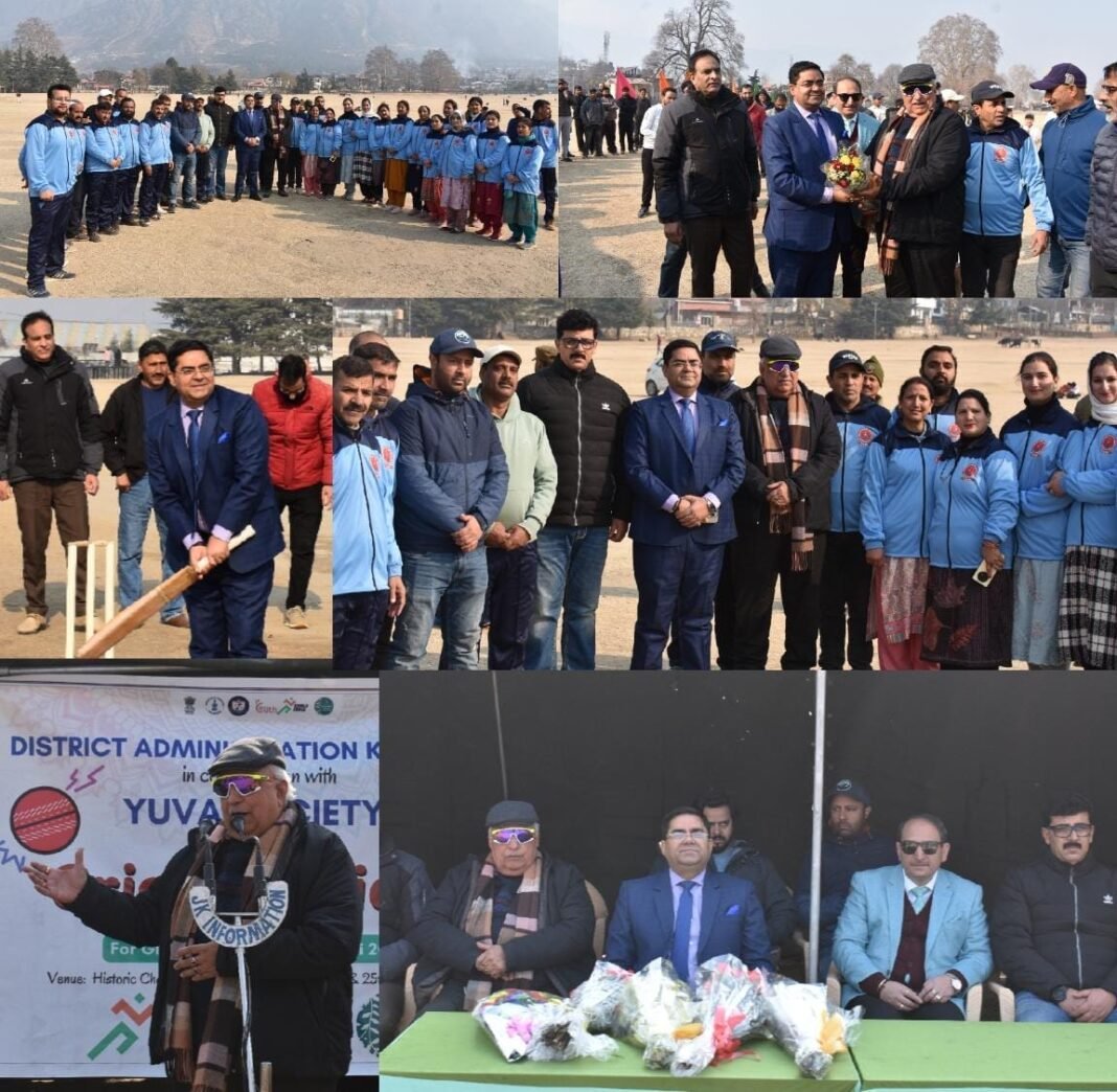 Cricket Trials hosted by District Administration & YUVA Society for “Global T-20 to search Cricket Talent in Kishtwar