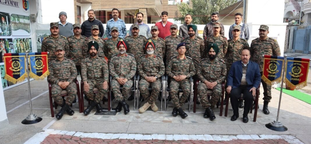 Major General Anupinder Bevli, VSM, ADG JK&L Directorate NCC Visits 2 J&K Bn NCC,