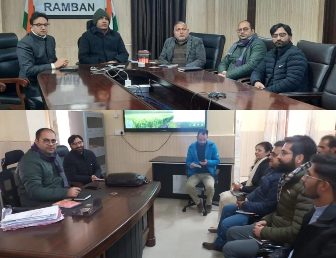 OSD Dr. Ashwani Hansa Reviews IEC Campaign in Ramban