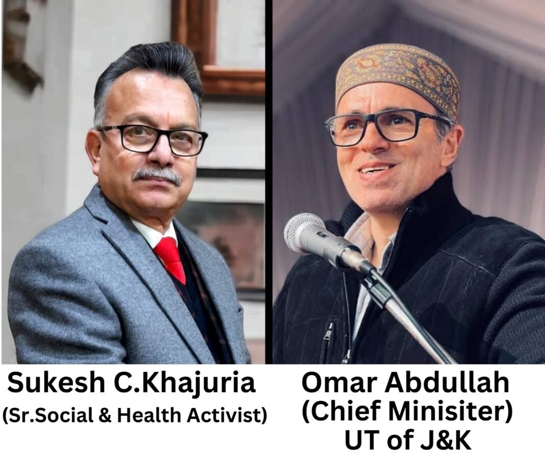 Sukesh C. Khajuria Calls for Overhaul of Health Services Following Nine Mysterious Deaths in Rajouri