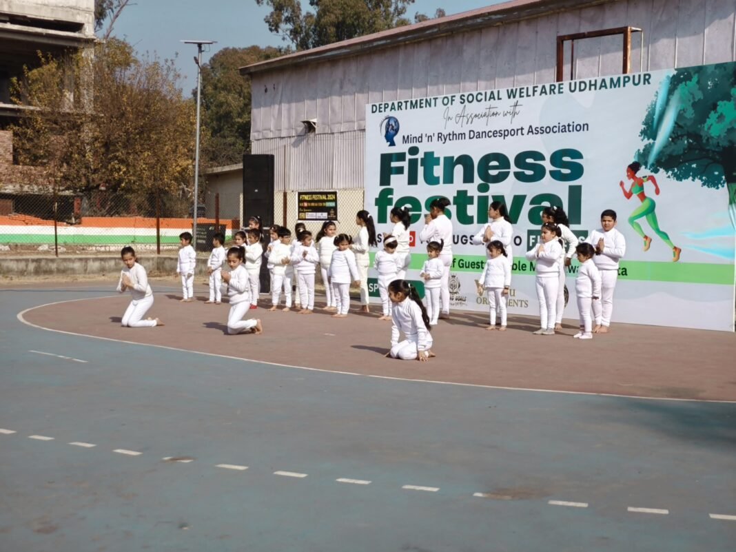 Pawan Kumar Gupta attends fitness Festival at Mini Stadium Ground, Udhampur