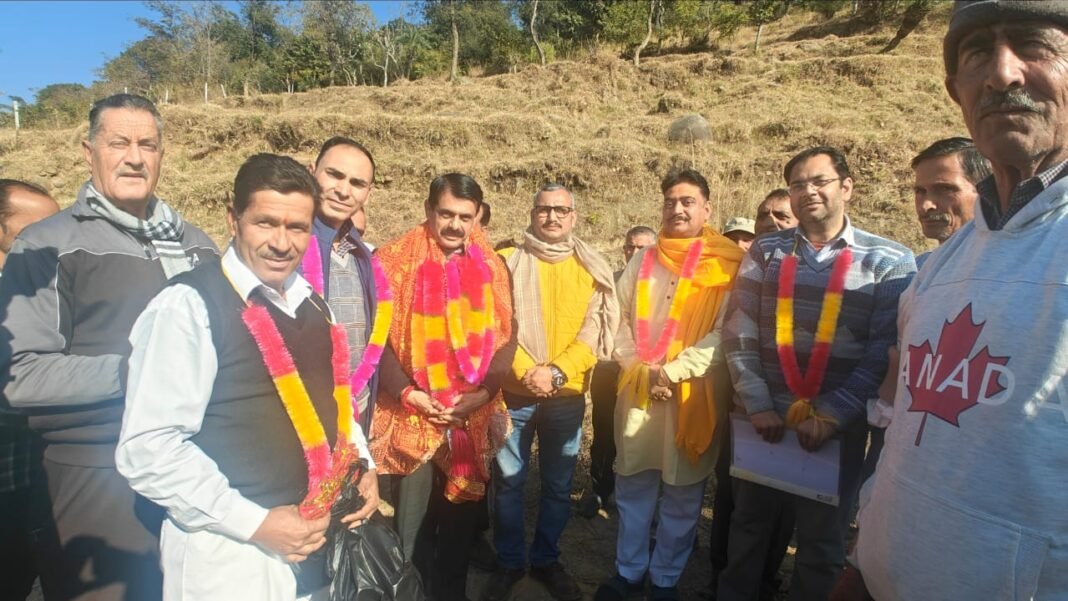MLA Billawar kick-starts construction of 4 Km road costing worth Rs 4.84 crores