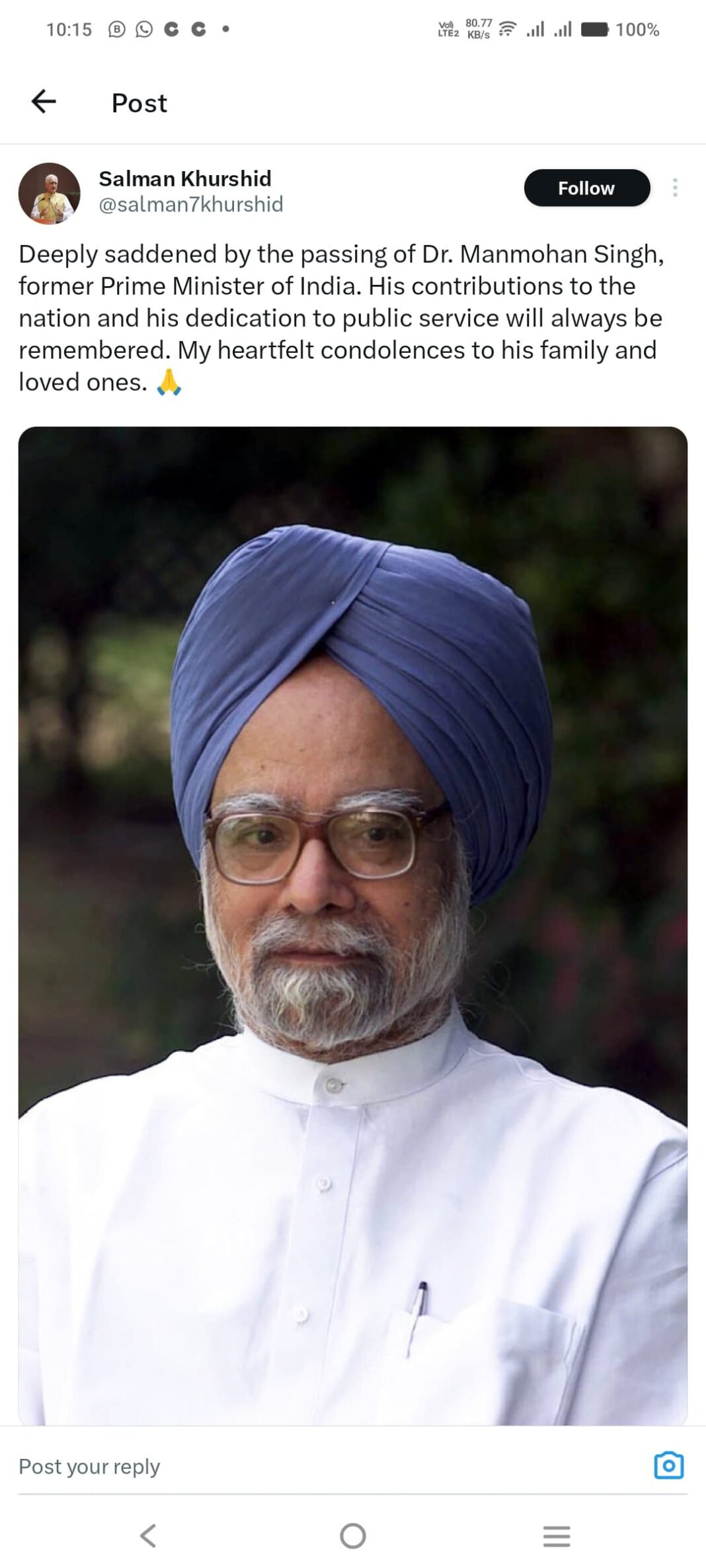 Seven Days State Mourning Announced