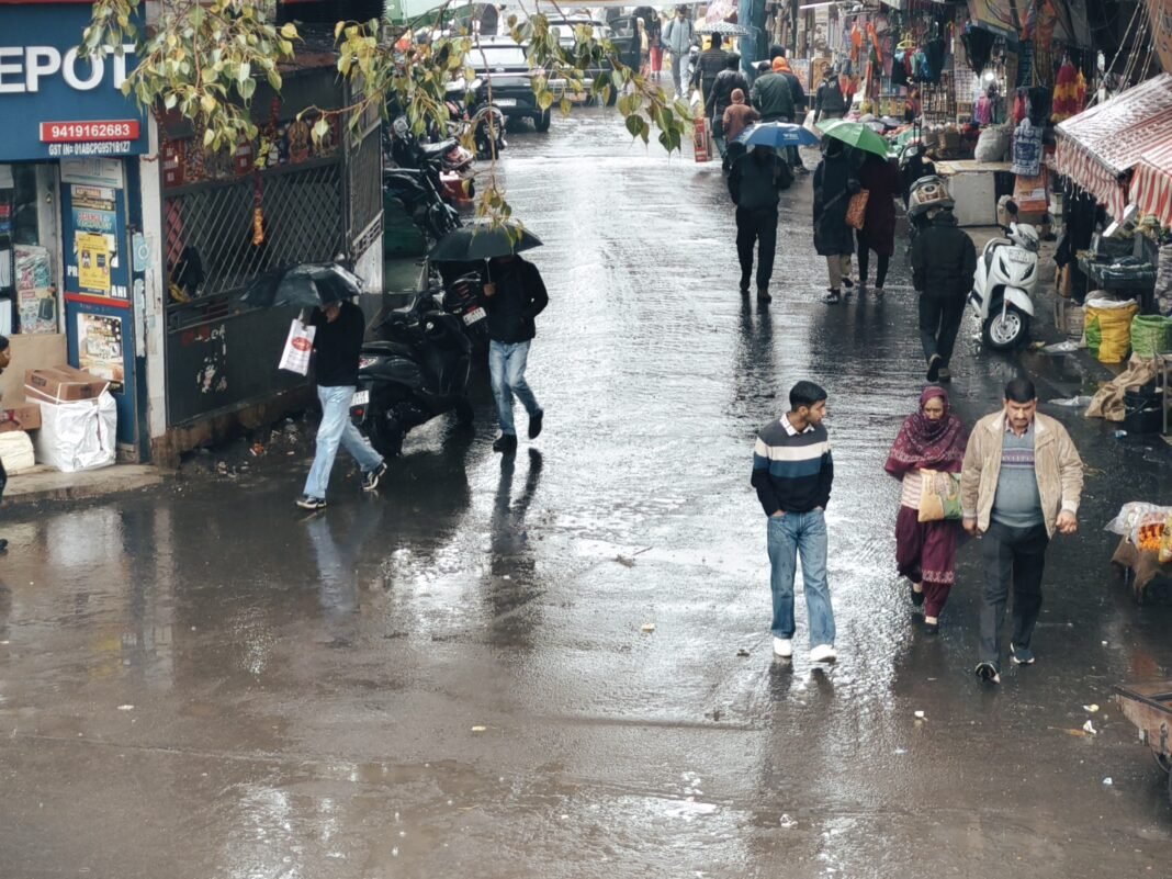 RAINS BREAK PROLONGED DRY SPELL IN JAMMU AND KASHMIR’S UDHAMPUR