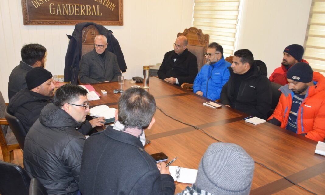 CM Omar Abdullah chairs meeting to review snow clearance, restoration of power & water supply across J&K